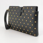 Versace Printed Calfskin Logo Clutch — фото 2