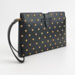 Versace Printed Calfskin Logo Clutch — фото 3