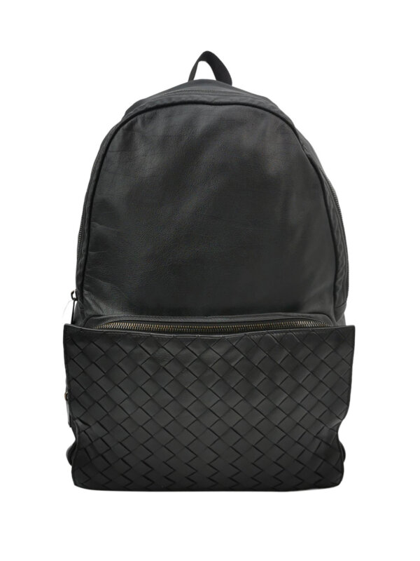 Bottega Veneta Woven Calfskin Backpack