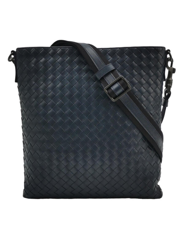 Винтажная сумка Bottega Veneta Woven Calfskin Crossbody