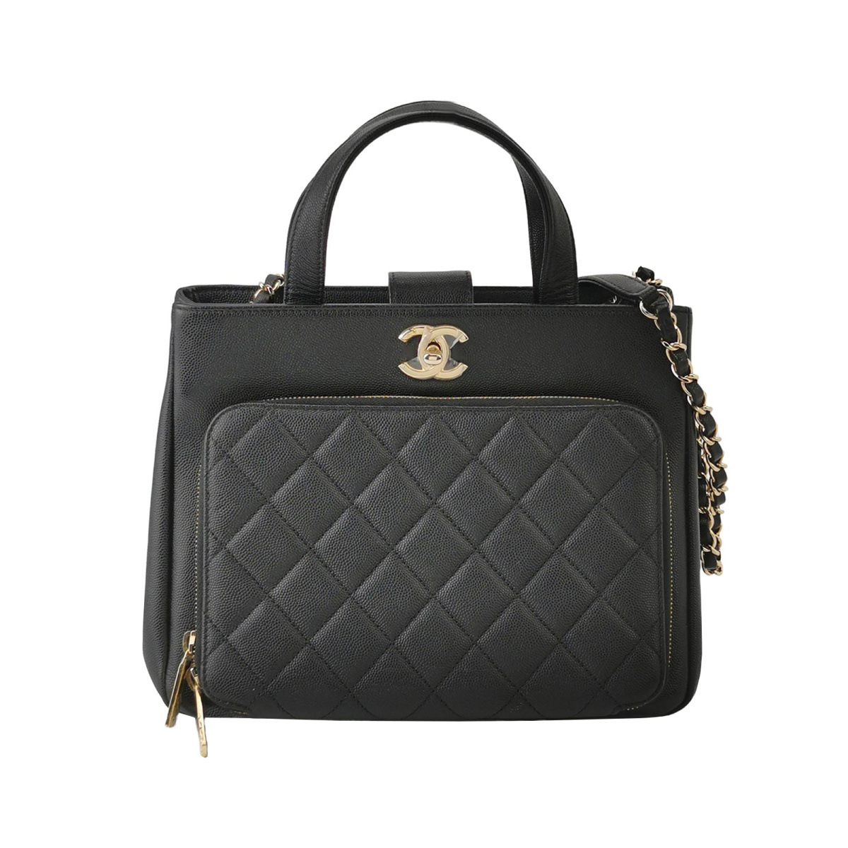 Chanel Quilted Calfskin CC Shoulder Bag (Шанель) — фото 1