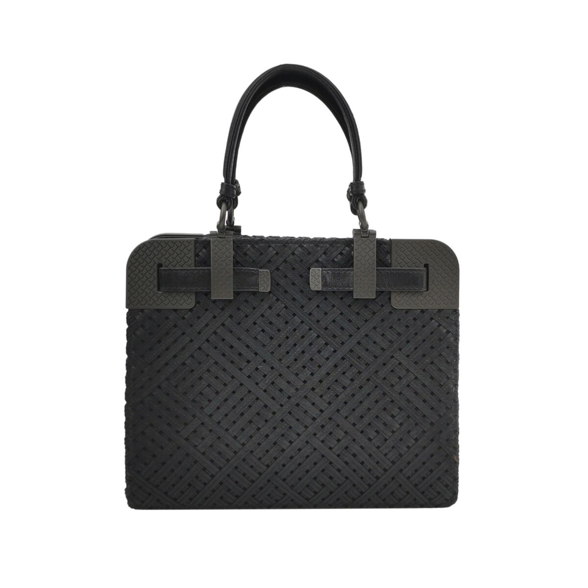 Bottega Veneta Woven Lambskin Handbag (Боттега Венета) — фото 1