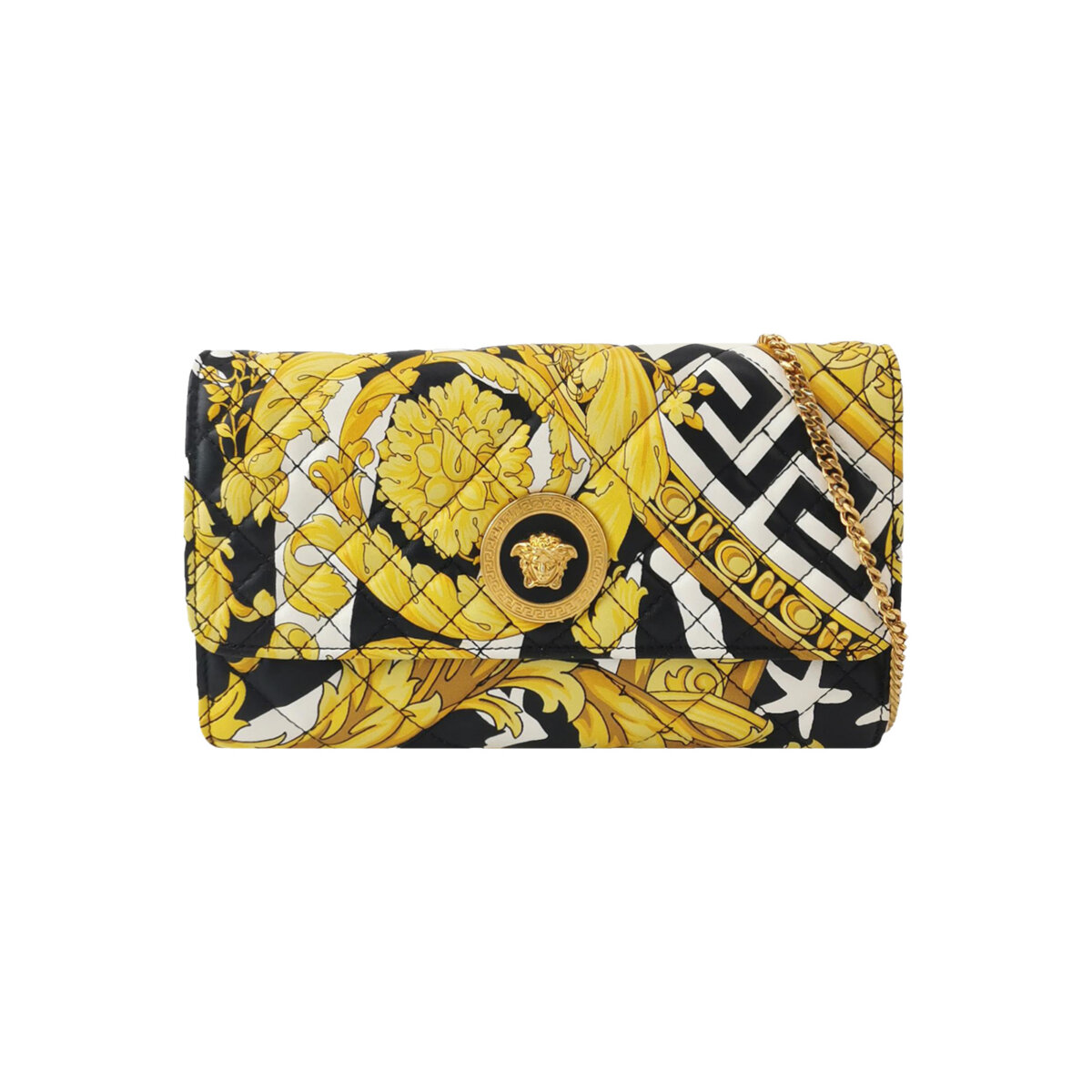 Versace Colorblock Lambskin Shoulder Bag (Версаче) — фото 1