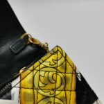 Versace Colorblock Lambskin Shoulder Bag (Версаче) — фото 17