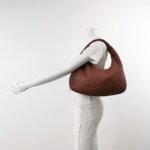 Bottega Veneta Woven Lambskin Shoulder Bag (Боттега Венета) — фото 2