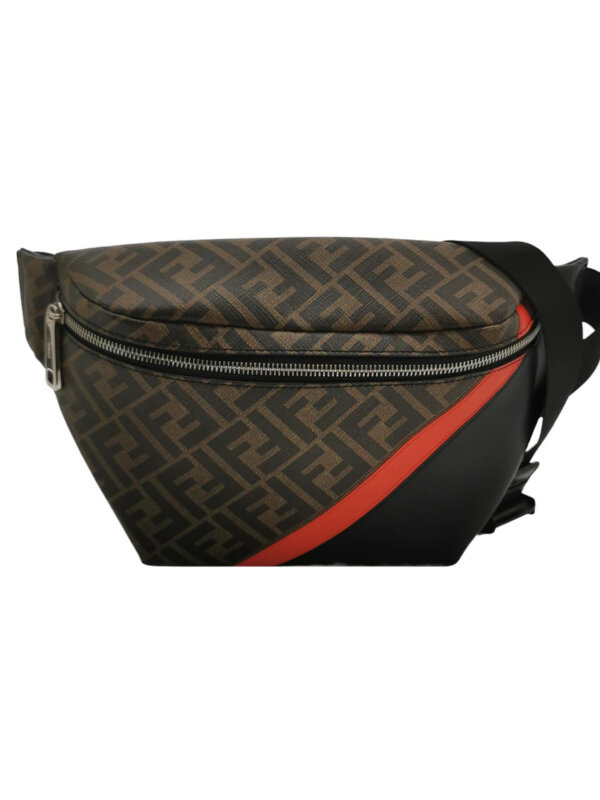 Винтажная сумка Fendi Calfskin Monogram Belt Bag