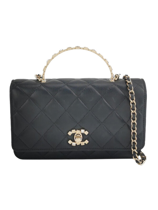 Chanel Quilted Lambskin CC Crossbody (Шанель)