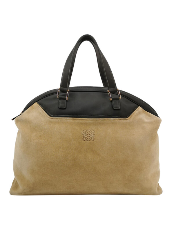 Винтажная сумка Loewe Colorblock Calfskin Handbag
