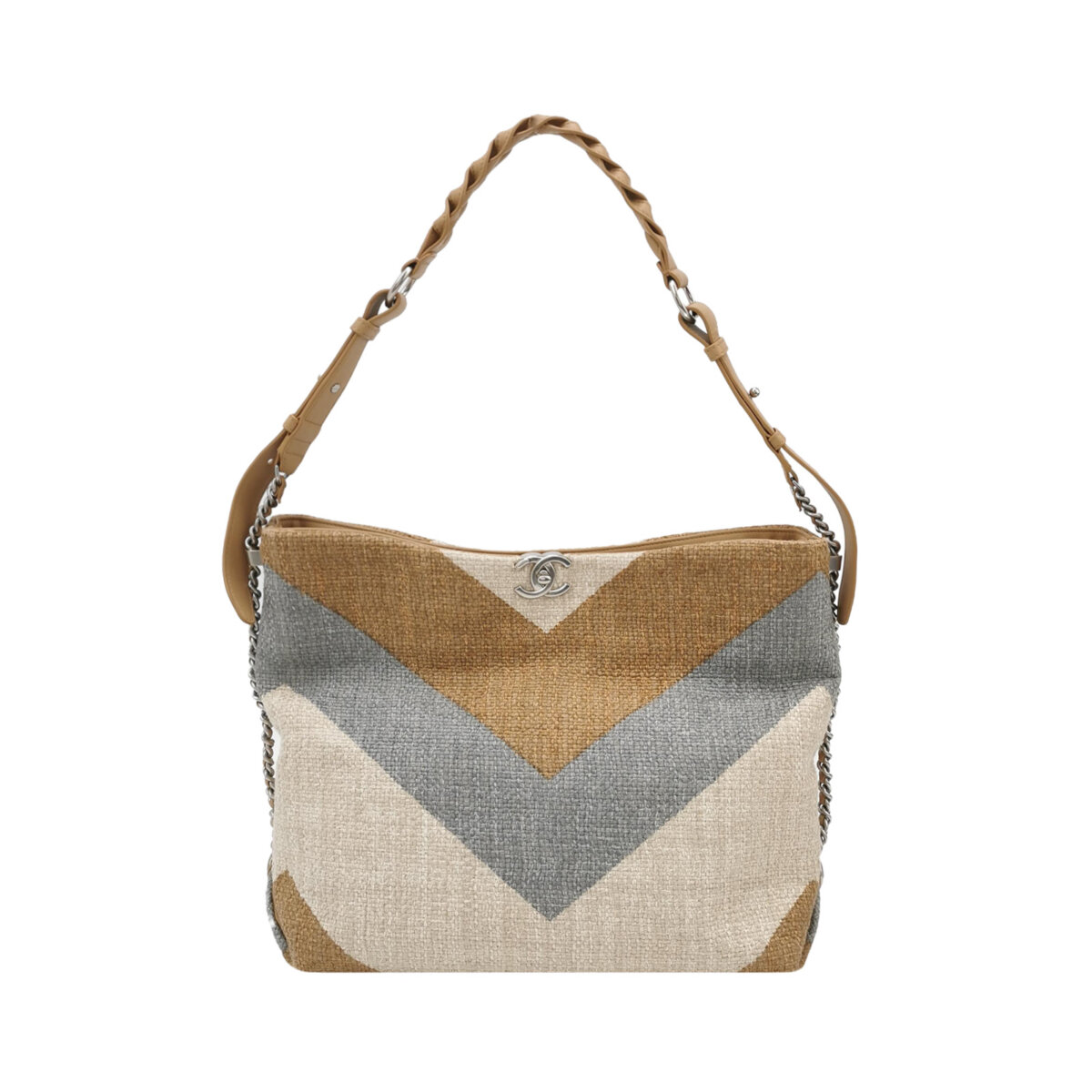 Chanel Colorblock Calfskin CC Shoulder Bag (Шанель) — фото 1