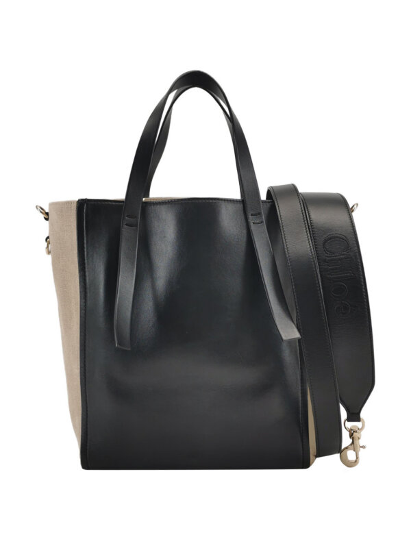 Винтажная сумка Chloe Colorblock Calfskin Logo Crossbody