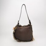 Fendi Colorblock Calfskin Shoulder Bag (Фенди) — фото 5
