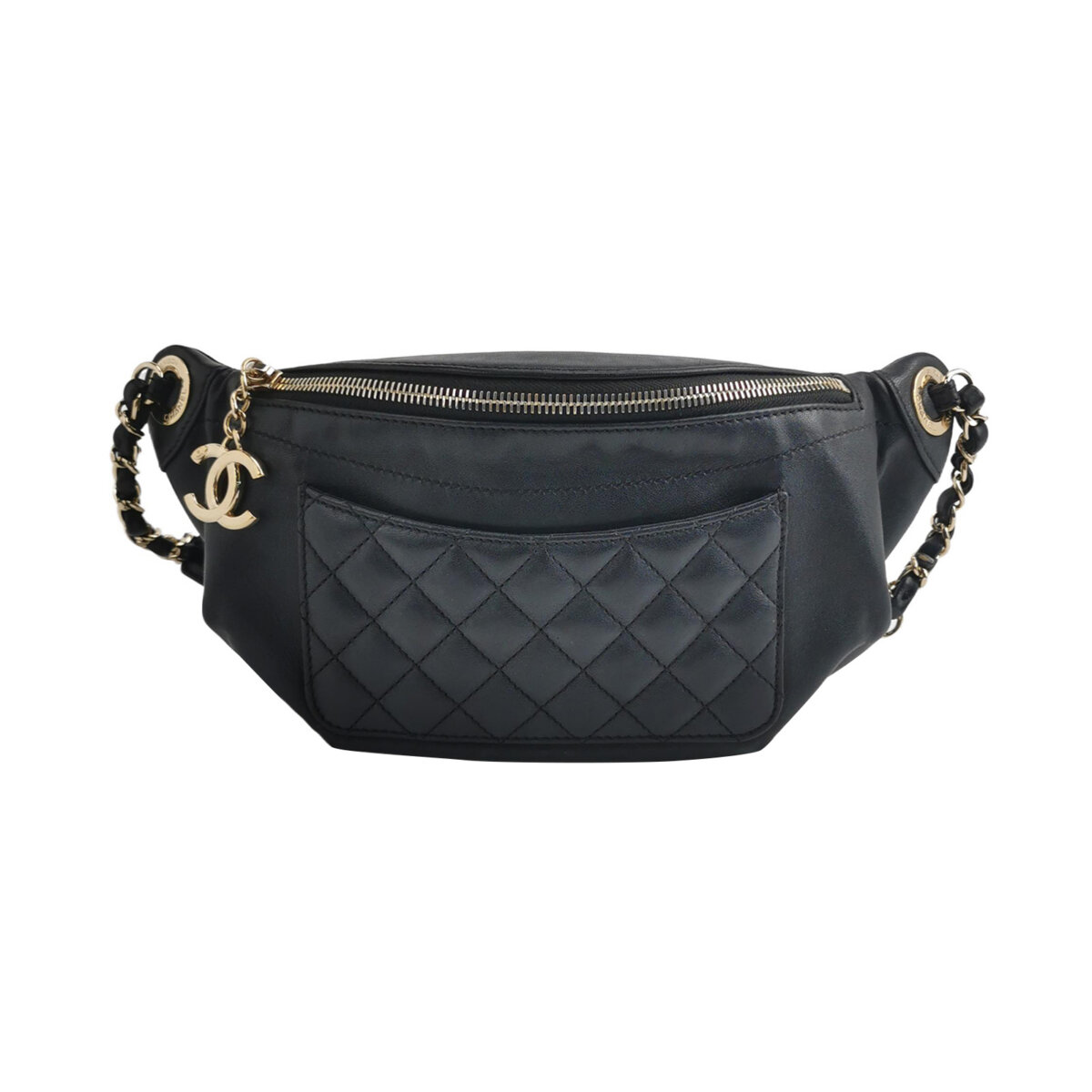 Chanel Quilted Lambskin CC Belt Bag — фото 1