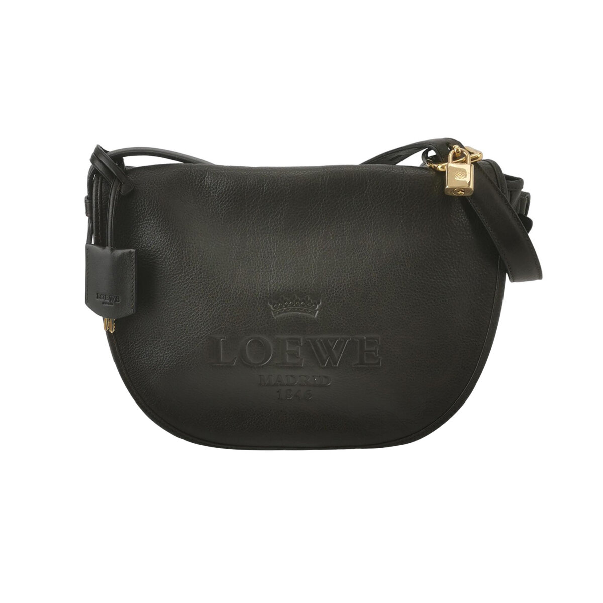 Loewe Calfskin Logo Shoulder Bag (Лоэве) — фото 1