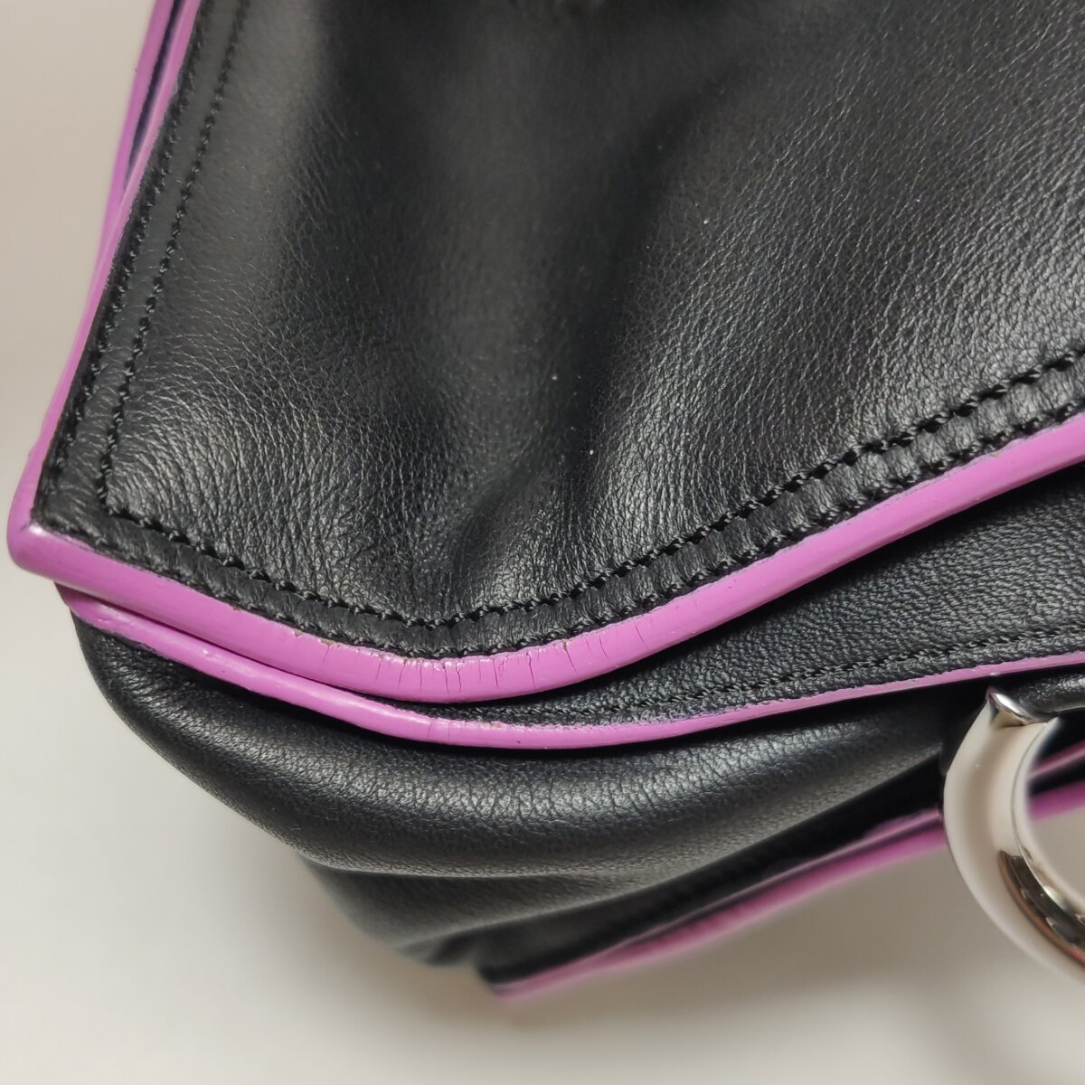 Loewe Colorblock Calfskin Handbag — фото 1