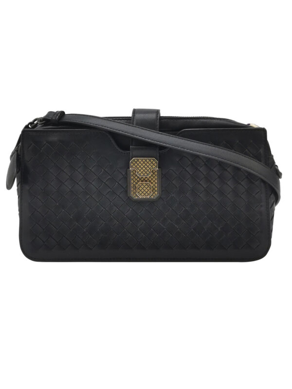 Bottega Veneta Woven Lambskin Crossbody
