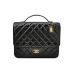 Chanel Quilted Patent CC Backpack (Шанель) — миниатюра 1