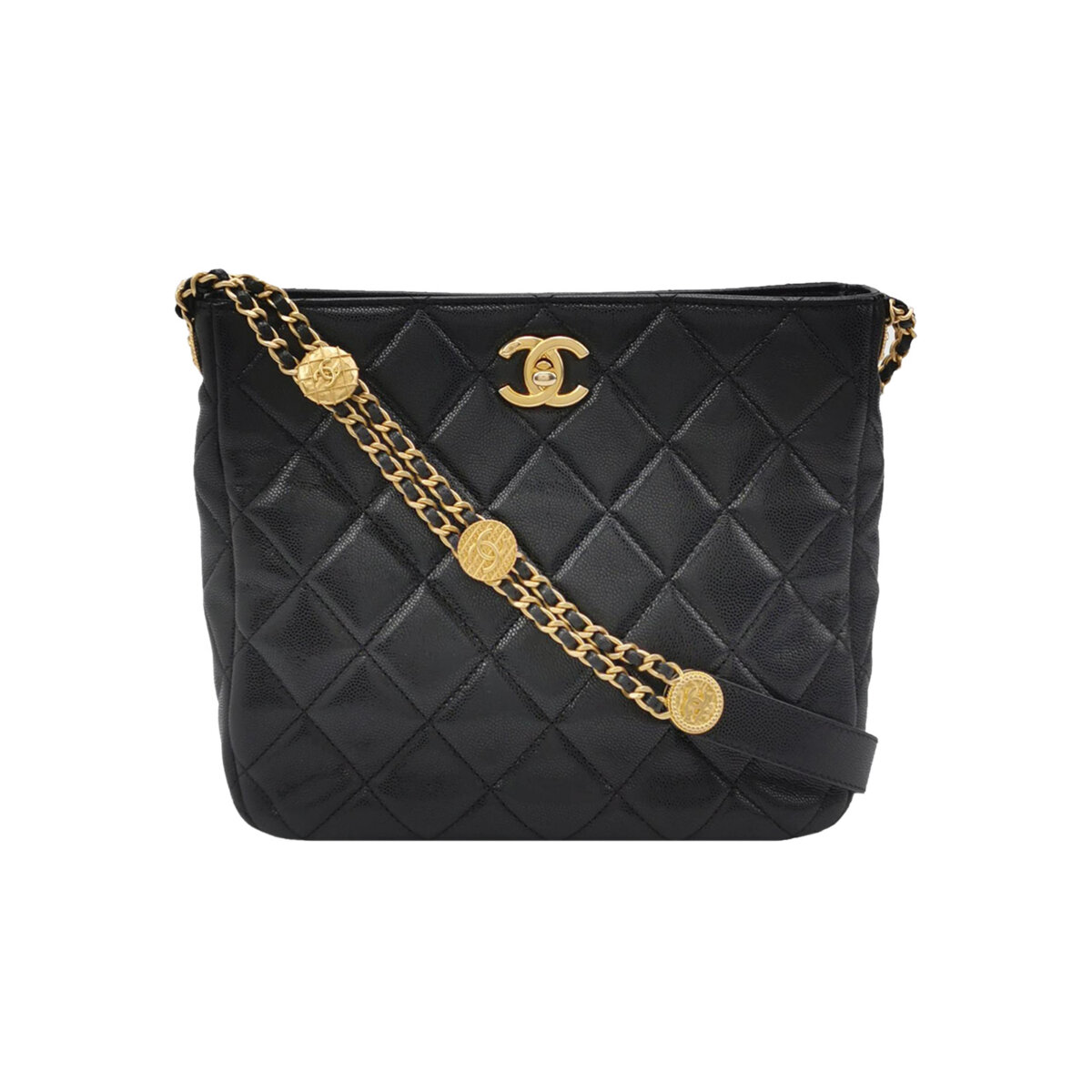 Chanel Quilted Calfskin CC Shoulder Bag — фото 1