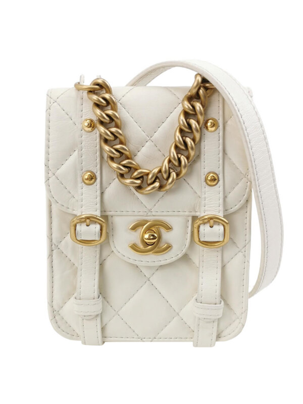 Chanel Quilted Calfskin CC Crossbody