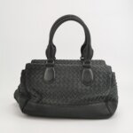Bottega Veneta Woven Calfskin Shoulder Bag (Боттега Венета) — фото 5