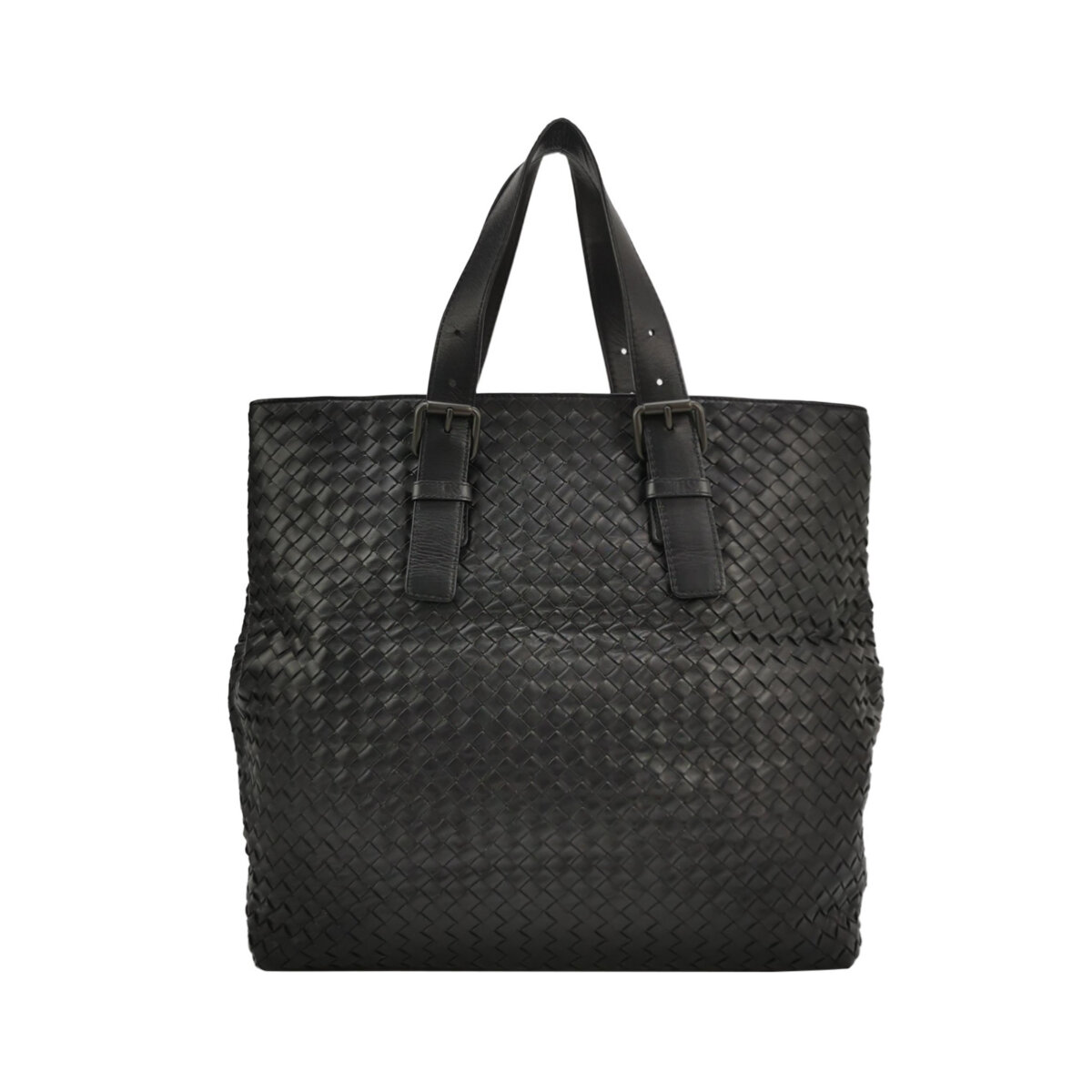 Bottega Veneta Woven Calfskin Handbag — фото 1