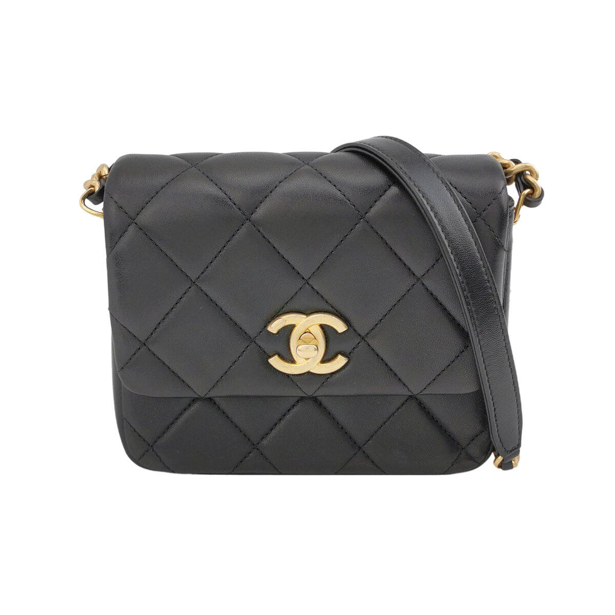 Chanel Quilted Lambskin CC Crossbody (Шанель) — фото 1