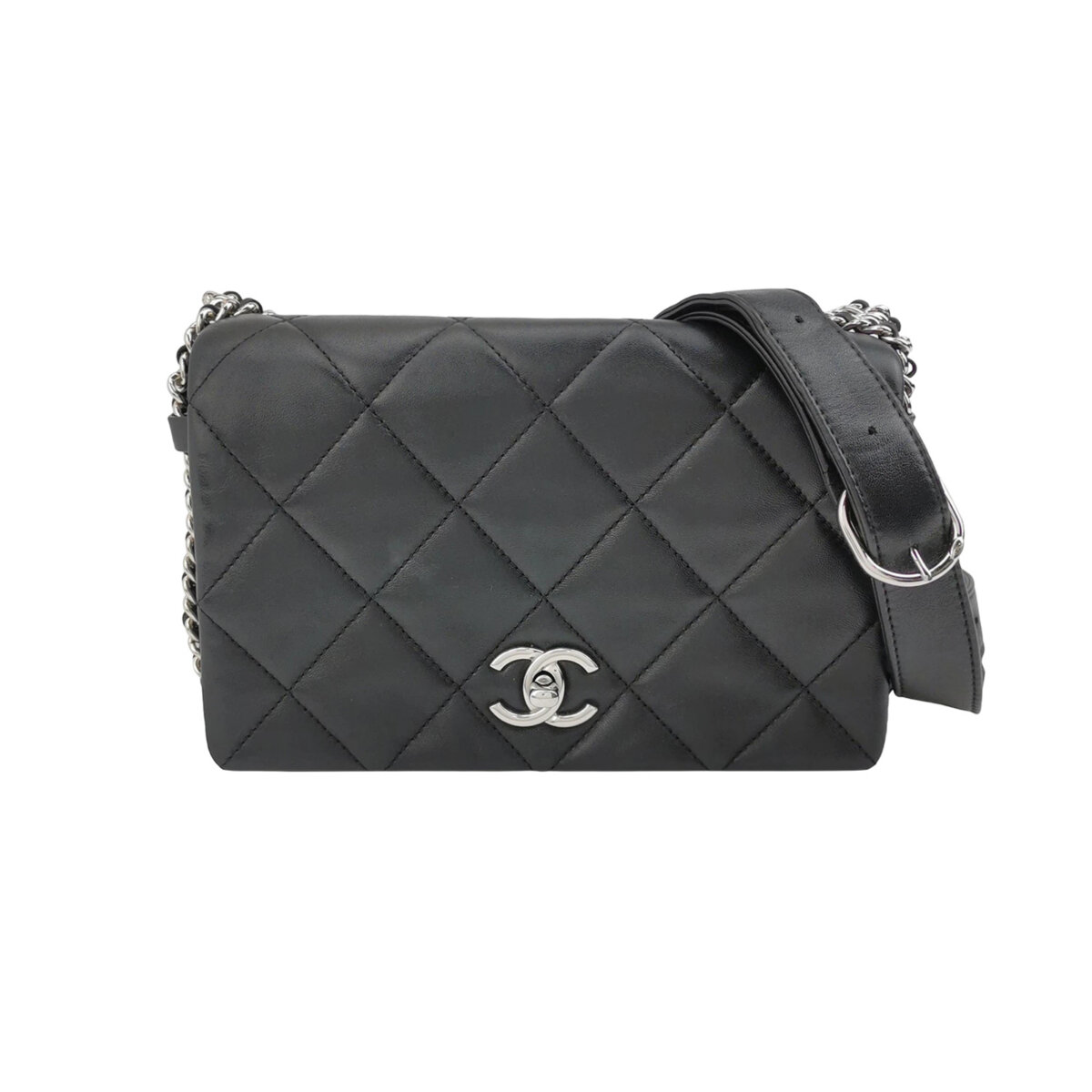 Chanel Quilted Lambskin CC Shoulder Bag — фото 1
