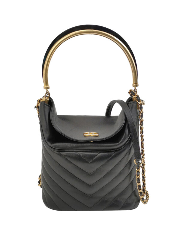 Chanel Quilted Lambskin CC Shoulder Bag