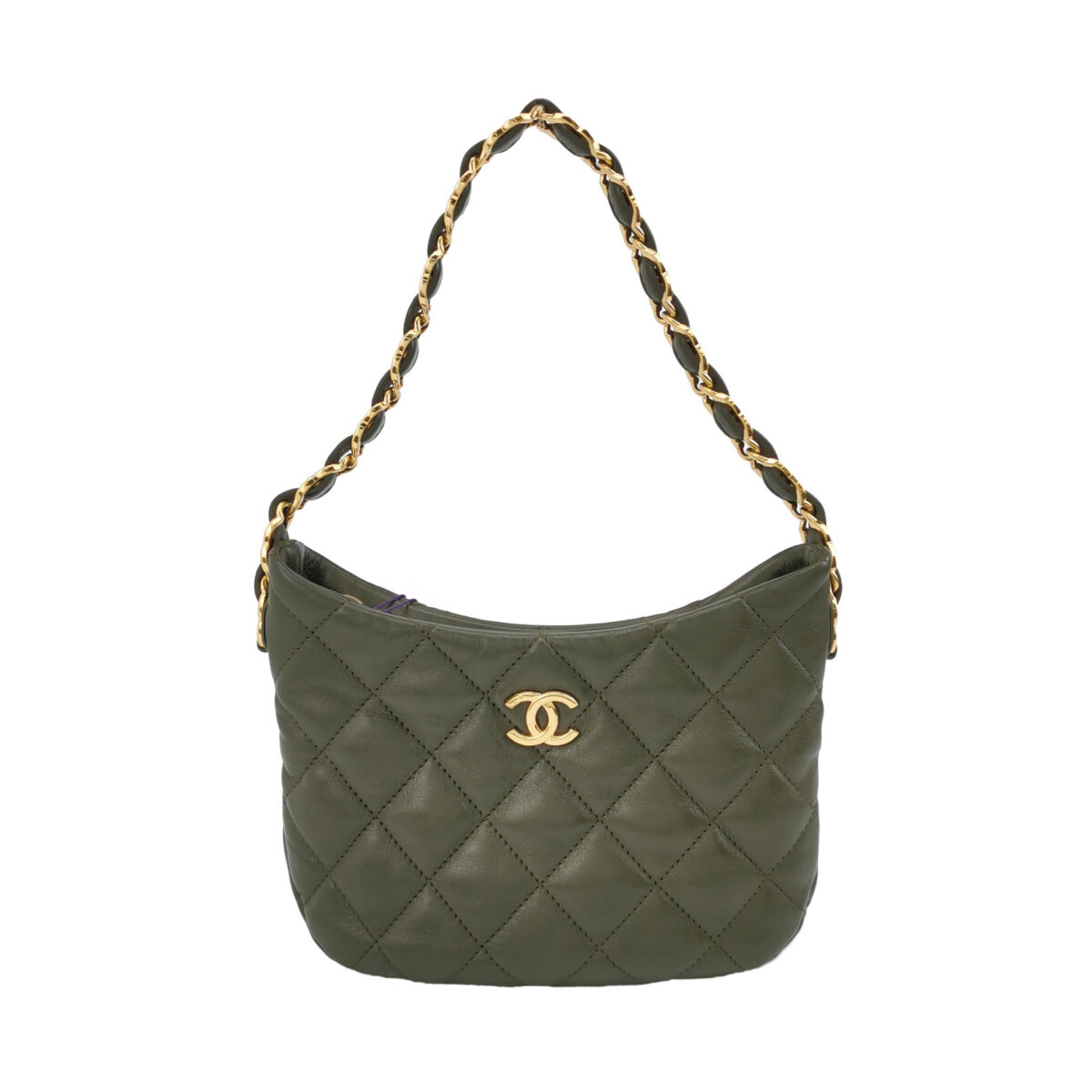 Chanel Quilted Lambskin CC Shoulder Bag — фото 1