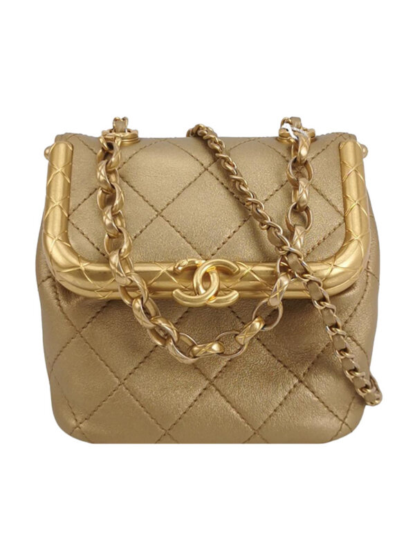 Винтажная сумка Chanel Kiss Lock