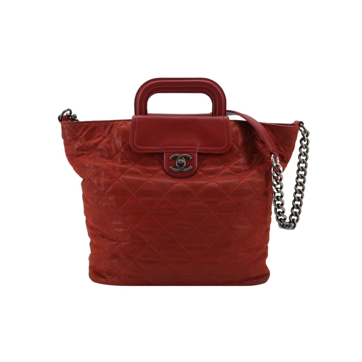 Chanel Quilted Calfskin CC Crossbody — фото 1