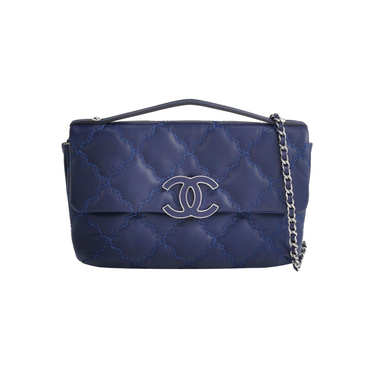 Chanel Quilted Calfskin CC Crossbody (Шанель) — фото 1