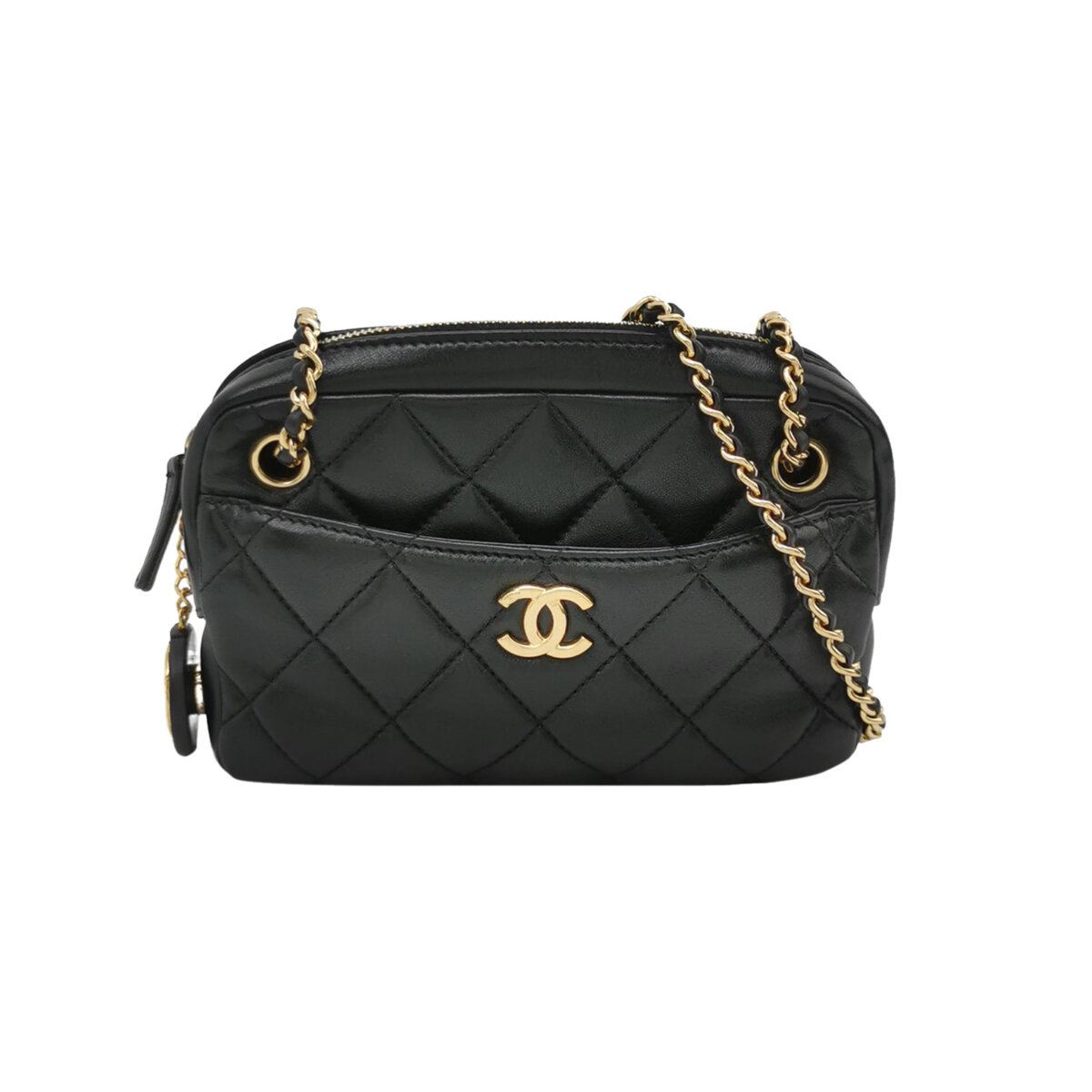 Chanel Quilted Lambskin CC Crossbody — фото 1