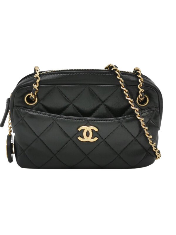 Chanel Quilted Lambskin CC Crossbody