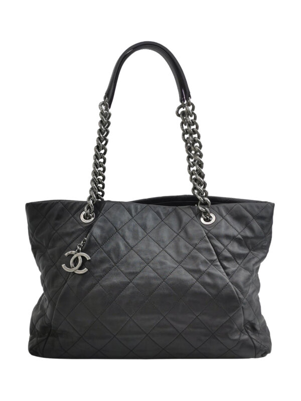 Chanel Quilted Calfskin CC Shoulder Bag
