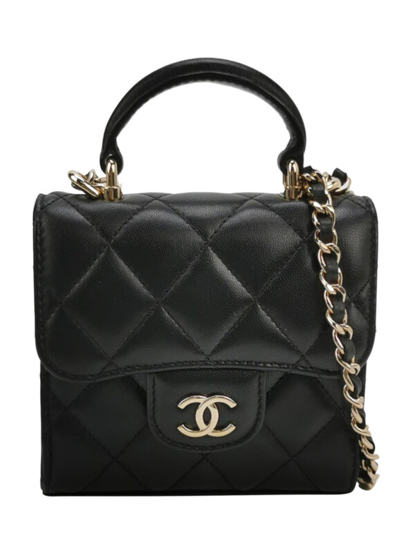 Винтажная сумка Chanel Quilted Lambskin CC Crossbody