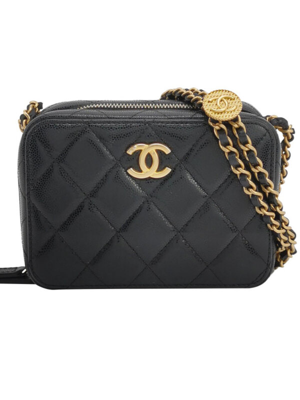 Chanel Quilted Calfskin CC Crossbody (Шанель)