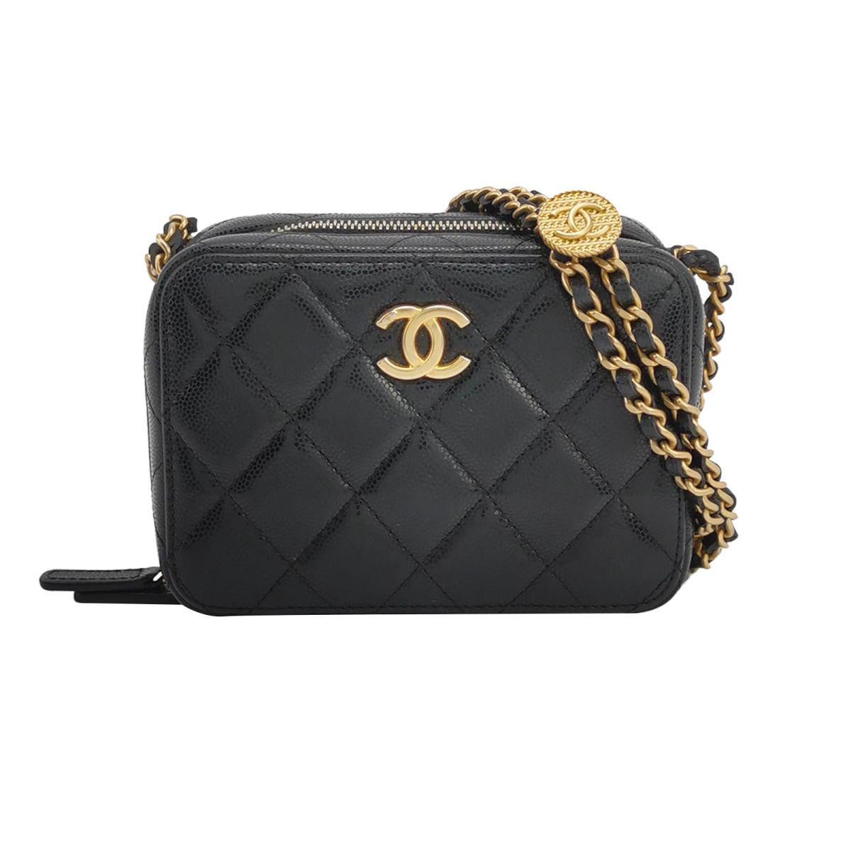 Chanel Quilted Calfskin CC Crossbody (Шанель) — фото 1