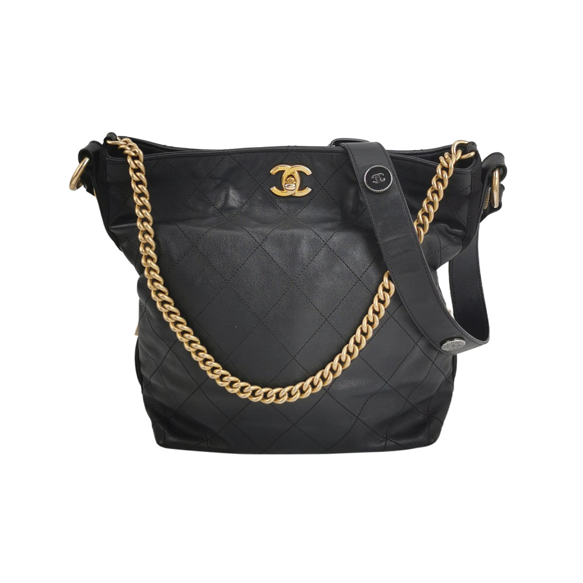 Chanel Quilted Calfskin CC Crossbody (Шанель) — фото 1