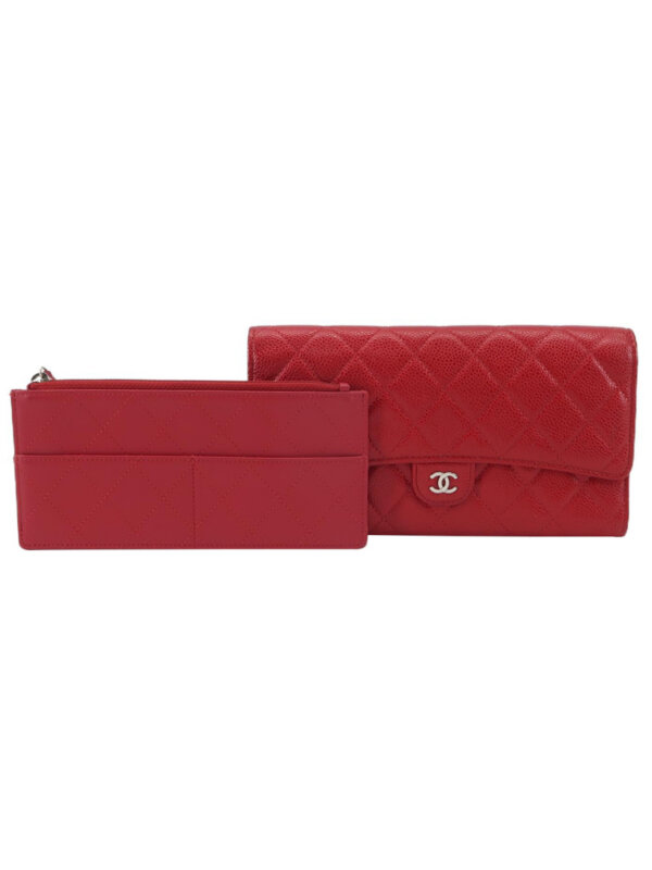 Chanel Quilted Calfskin CC Clutch