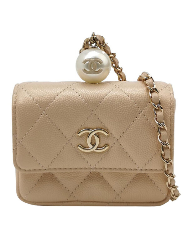 Chanel Quilted Calfskin CC Shoulder Bag