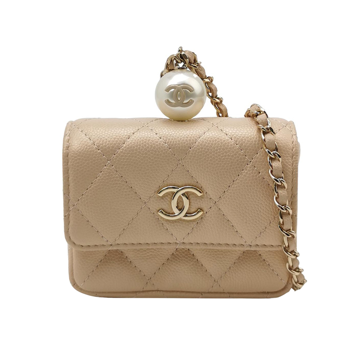 Chanel Quilted Calfskin CC Shoulder Bag (Шанель) — фото 1