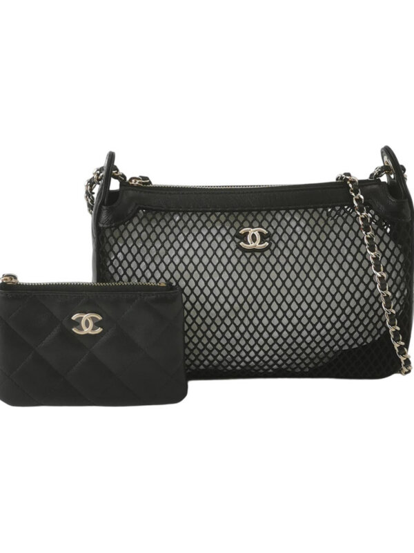 Chanel Lambskin CC Shoulder Bag