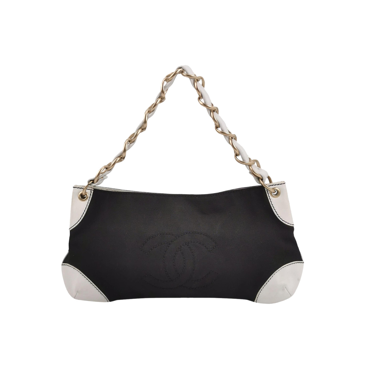 Chanel Colorblock Calfskin CC Shoulder Bag (Шанель) — фото 1