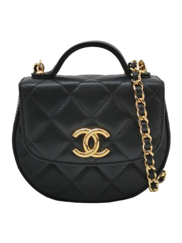 Chanel Quilted Calfskin CC Crossbody