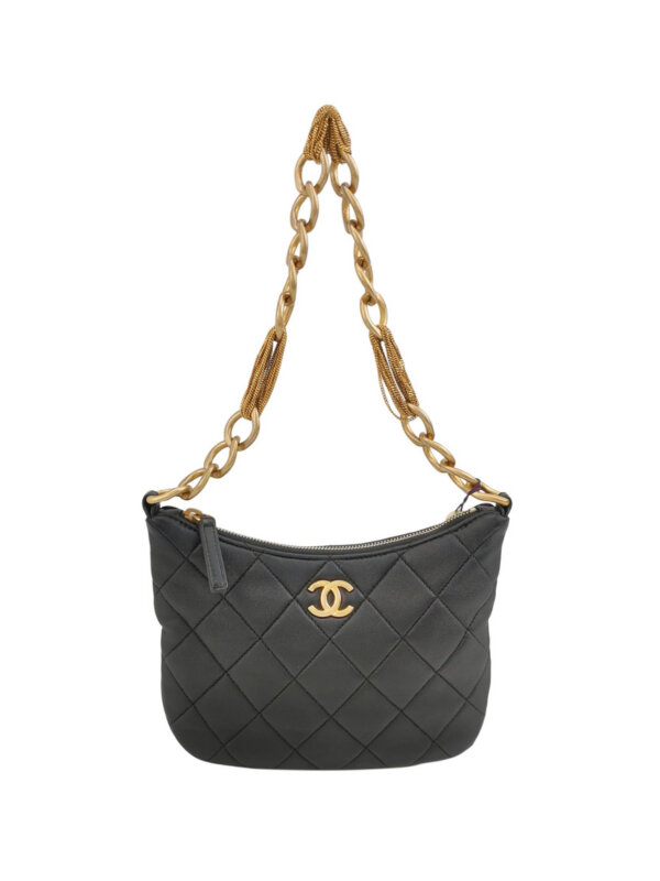 Chanel Quilted Lambskin CC Shoulder Bag (Шанель)