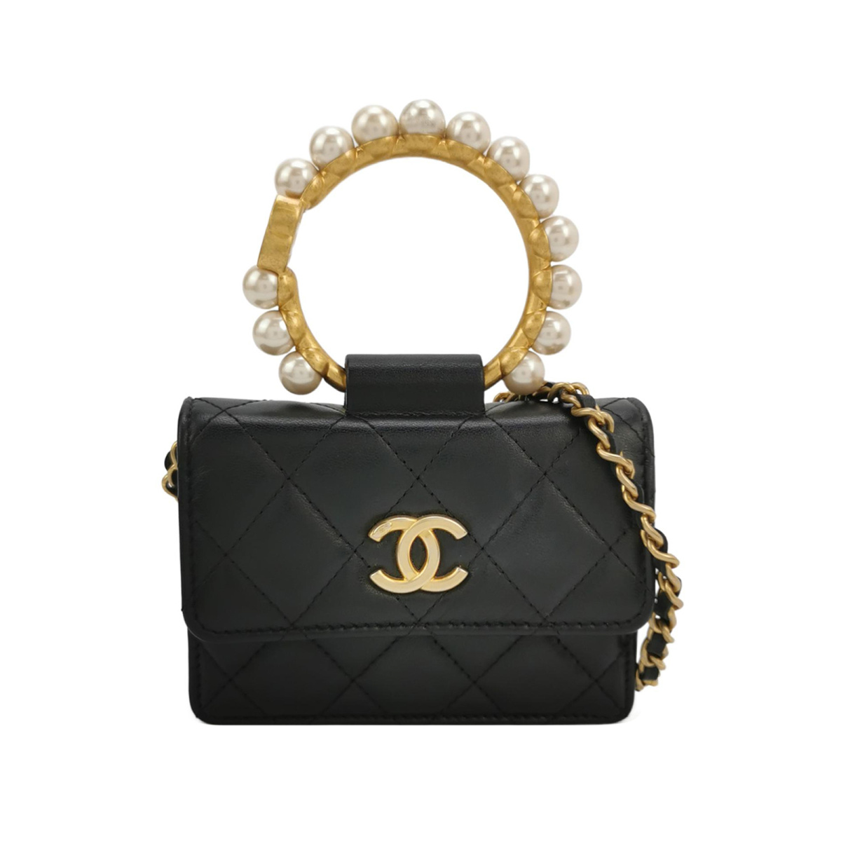 Chanel Quilted Lambskin CC Shoulder Bag (Шанель) — фото 1