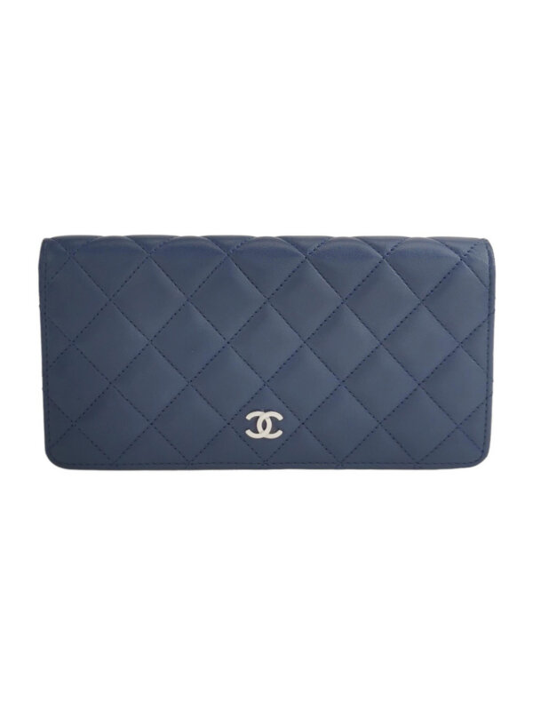 Chanel Quilted Lambskin CC Clutch