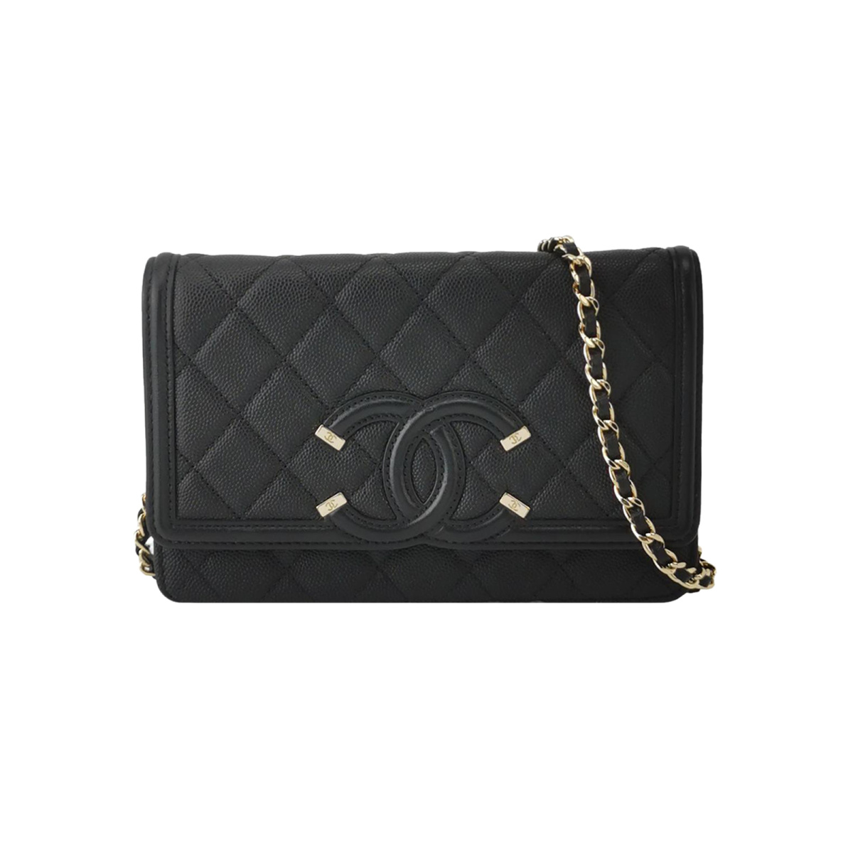 Chanel Quilted Calfskin CC Crossbody (Шанель) — фото 1