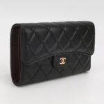 Chanel Quilted Lambskin CC Clutch (Шанель) — фото 3