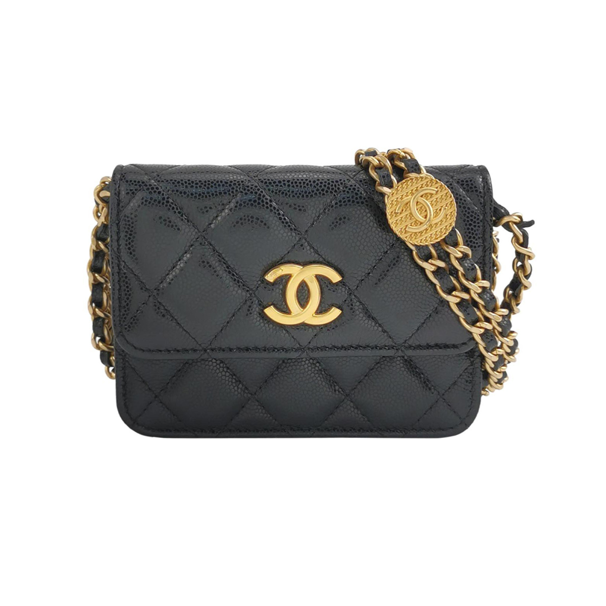 Chanel Quilted Calfskin CC Crossbody (Шанель) — фото 1